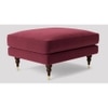 Charlbury Ottoman Color in Maroon