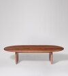 Qwerty Solid Wood Coffee Table In Dark Brown Finish