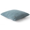 Elsa Blue Grey Cotton Cushion Cover 16X16  Inches
