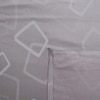 Grey And White Geometric Cotton 400 Tc flat Single Bed Size Bedsheet With 2 Pillow Covers