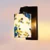 Devansh Solid Wood Electric Wall Light in Brown Colour with Multi Shade Count of 1 Light