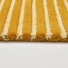 Presto Yellow Geometric Hand Tufted Wool Carpet 8X10 Feet