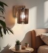 Ventus Brown Solid Wood Wall Lights