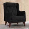 Ruby Accent Chair in Black Colour