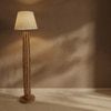 Tall Boy Black Jute Floor Lamp with Black Jute Base