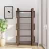 Hexa Engineered Wood Bookshelf Multipurpose Storage Rack in Giant Wood and Frosty White