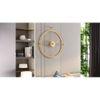 Gold round Wall clock