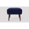 Billie Ottoman Color in Navy Blue