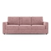 Apollo Compact 3 Seater Fabric Sofa in Desert Rose Colour