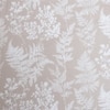 Creamy Beige Floral Cotton  400 Tc Flat  Single Bed Size  Bedsheet With 2 Pillow Covers