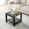 Boston Coffee Table - Dark Walnut Finish - Compact