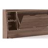 Scott Queen Size Box Storage Bed in Classic Walnut Finish