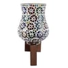 Devansh Solid Wood Electric Wall Light in Multi Colour with Multi Shade Count of 1 Light
