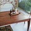 Aldrich Solid Wood 4 Seater Dining Table in Provincial Teak Finish