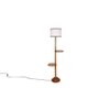 Hiroko Multicolour Cotton Shade Floor Lamp