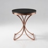 Urban Metal Side Table in Rose Gold Colour