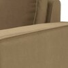 Apollo Compact Sofa (Colour : Fawn Velvet, Cushion : Hard, Back Type : High Back, Seating Capacity : Left Aligned 2 Seater + Left Aligned Chaise + Ottoman)