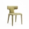 Driftwood Fabric Dining Chair in Green Colour