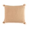 Chunky Knit Cuban Sand Cushion Cover 16X16  Inches