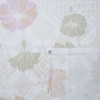 White Floral 400 Tc Cotton Flat  Double Queen Size Bedsheet With 2 Pillow Cover