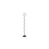 Merritt Black Cotton Shade Floor Lamp