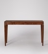 Tbuddy Solid Wood Study Table in Dark Brown Finish