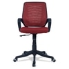 Diicea Mid Back Ergonomic Chair in Red Colour