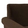 Oxford 1 Seater Fabric Sofa in Dark Earth Colour