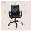 Iris Mid Back Mesh Office Chair Black Color