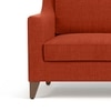 Abbey Sofa Set (Colour : Lava, Cushion : Hard, Seater : 3+1+1)