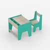 Topolino Toddler Activity Table & Chair in Teal