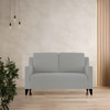 2 Seater Light Grey Sofa Cover