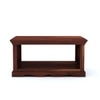Arushi Rectangular Solid Wood Coffee Table In Teak Finish
