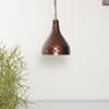 Runa Single Light Ceiling Pendant in Antique Copper