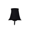Devansh Black Wall Mounted Lamp With Black Cotton Shade