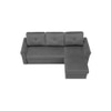 Scarlet  Pull Out Sofa cum Bed  in Dark Grey Colour