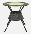 Ballarat  Wicker Table And Chair Set In  Grey Dual Tone Finish