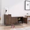 Hexa Red Engineered Wood Shoe Rack in Flower Wenge Colour