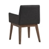 Scandinavian Chanel Arm Chair Cocoa Finish