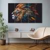 The Castle Decor Lion Landscape Wall Art Set of 5 27x48 Inch