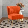 Fission Accent Chair in Orange Colour