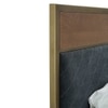 Scandinavian Willingham King Bed Gold Brass Finish