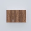 3 Doors Modular Wall Mounted Kitchen Cabinet With Adjustable Shelf In Highland Pine Finish