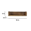 Diego Wooden Wall Shelf Organiser