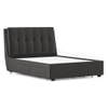 Bornholm Engineered Wood Queen Size Bed With Drawer Storage (Urban Grey Finish)
