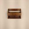 Riverdale Wooden Wall Shelf Organiser With Key Holders