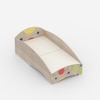 Loopy Loop Toddler Bed in Oak and Multicolor