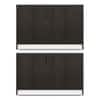 Alex 12 Pair Shoe Rack in Dark Wenge Finish