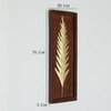W-Sylas Abstract Metal Wall Decor in Gold Set of 3