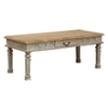 Athens Solid Wood Coffee Table In Grey Finish